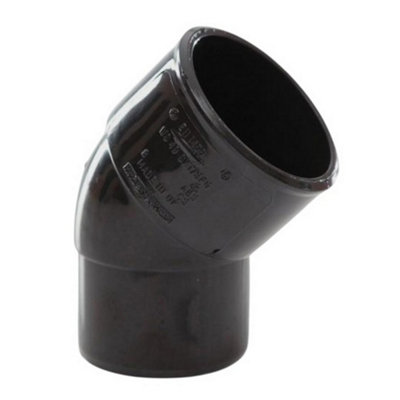 B&Q Black Davant Solvent Weld Replacement Waste Spigot (40Mm) Size 45 B&Q