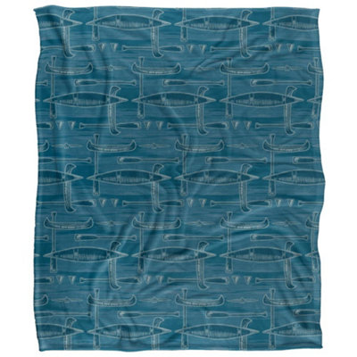 Jq Licensing Silky Supersoft Blanket Blue (One Size) from B&Q