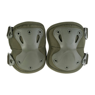 B&Q Viper Hardshell Tactical Stretch Knee Pads Green (One Size)