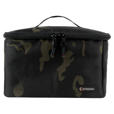 Speero Unisex Black Camo Cool Bag In | Size: Medium - Image 3