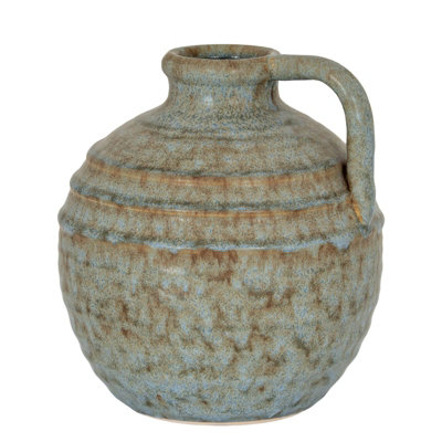 Hill Interiors Capella Jug Vase Grey (18Cm X 16Cm X 16Cm) from B&Q