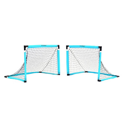 Precisionplay Foldable Goal Post (Pack Of 2) Blue (3Ft X 2Ft X 2Ft) from B&Q