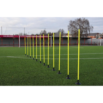  - Precision Boundary Poles (Pack Of 12) Yellow (1.7M)