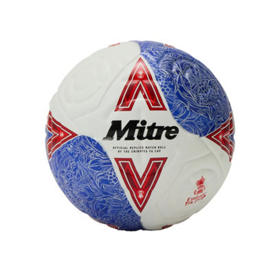 Mitre Fa Cup Match 25/26 Football White/blue/red (5)