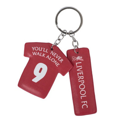 Liverpool Fc Charm Keyring Red/white (One Size) from B&Q