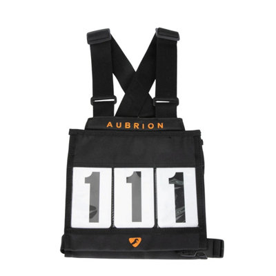 Aubrion Childrens/kids Number Horse Bib Black (One Size) from B&Q