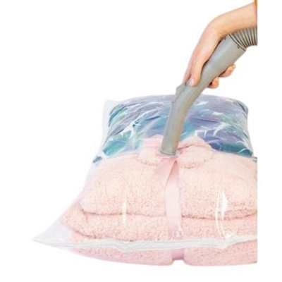 Supahome Vacuum Storage Bag (Pack Of 3) Transparent (60Cm X 80Cm) from B&Q