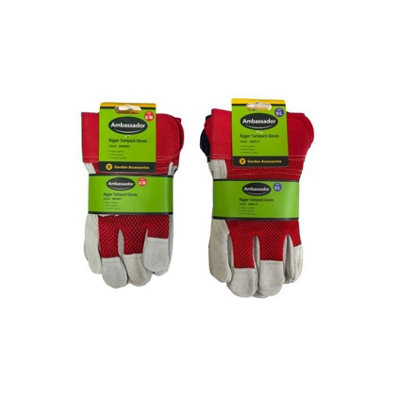 Ambador Leather Rigger Gloves (Pack Of 2)