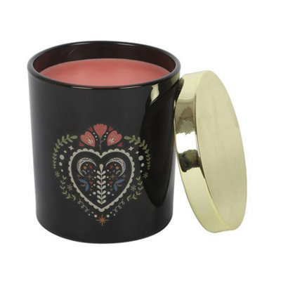 Something Different Midnight Bloom French Tulip Scented Candle Black (One Size) from B&Q