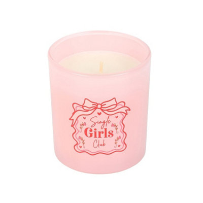 Something Different Single Girls Club Wild Strawberry Scented Candle Red/pastel Pink (One Size) from B&Q