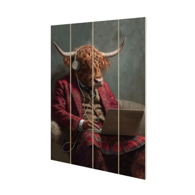 Highland Games Highland Blogger Plaque Multicoloured (59Cm X 40Cm) from B&Q