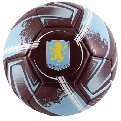 Aston Villa Fc Turbine Print Football Claret/blue (5) from B&Q