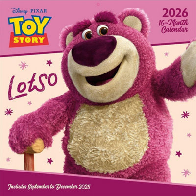 B&Q Toy Story 2026 Square Lotso Calendar Multicoloured (One ) 30Cm