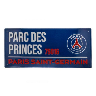  - Paris Saint Germain Fc Parc Des Princes 75016 Street Sign Dark Blue (One Size)