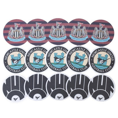  - Newcastle United Fc Retro Mat (Pack Of 15) Multicoloured (One Size)