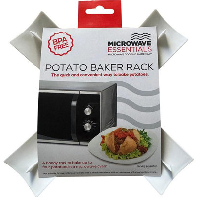  - Microwave Essentials Potato Baker White (One Size)