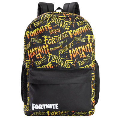  - Fortnite Childrens/kids Logo Backpack Black (One Size)