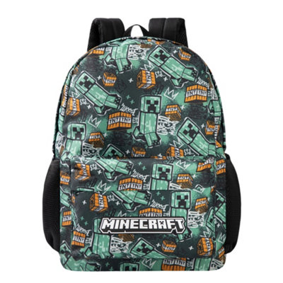 Minecraft Childrens/kids Logo Backpack Multicoloured (One Size) from B&Q