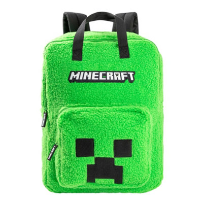  - Minecraft Childrens/kids Logo Backpack Green (One Size)