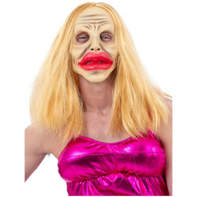  - Smiffys Botched Surgery Latex Mask Beige (One Size)