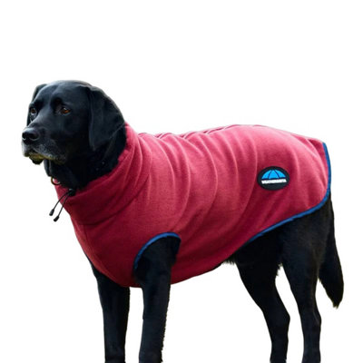 Weatherbeeta Comfitec Fleece Zipped Dog Coat Burgundy/navy (45Cm) from B&Q