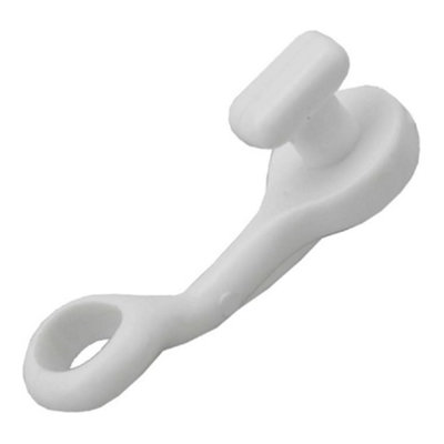 Securpak Swish Nova Curtain Track Gliders (Pack Of 6) White (One Size) from B&Q