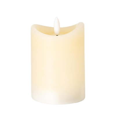 B&Q -  Luxe Collection Led Candle (Batteries Included) Cream (One Size)