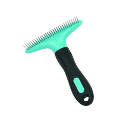  - M-Pets Hairdo Dog Comb Black/blue (One Size)