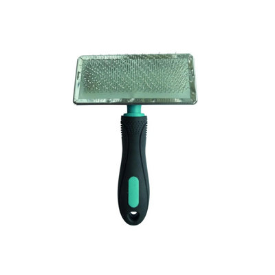  - M-Pets Dog Slicker Brush Black/blue (One Size)