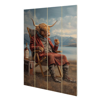 Highland Games Dram By The Loch Plaque Multicoloured (59Cm X 40Cm) from B&Q