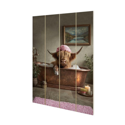Highland Games Bathing Beauty Plaque Multicoloured (59Cm X 40Cm) from B&Q