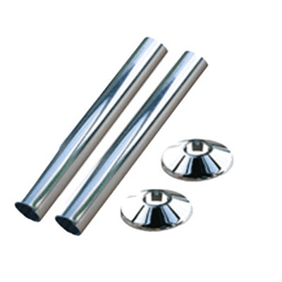 Oracstar Chrome Plain Radiator Makeover Kit (Pack Of 2) Chrome (One Size) from B&Q