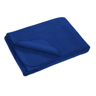 Result Recycled Polartherm Fleece Blanket Royal Blue (One Size) from B&Q