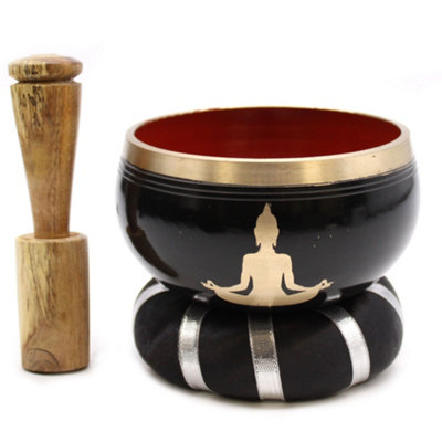 Buddha Singing Bowl Set/orange from B&Q