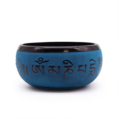 Earth Powder Singing Bowl Mantra Five Buddha 16Cm from B&Q