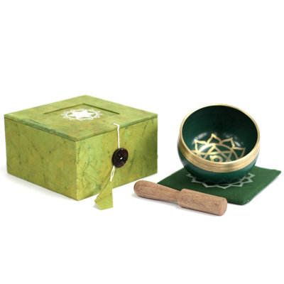 Enchanting Heart Chakra Singing Bowl Set from B&Q