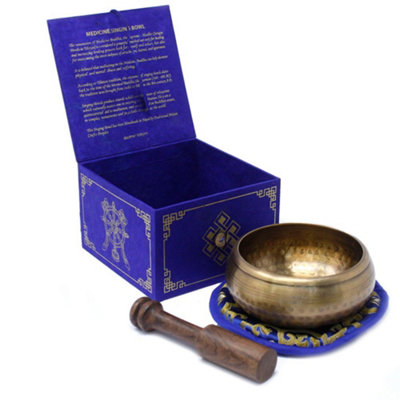 Medicine Buddha Singing Bowl Set 10Cm from B&Q