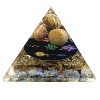 Midnight Reiki 70mm Orgonite Pyramid from B&Q