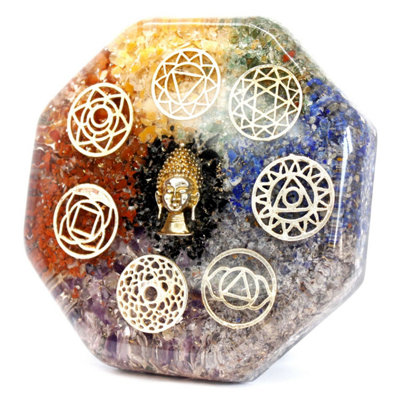  - Orgonite Desk Power Packs Buddha Chakra Large Multicolor