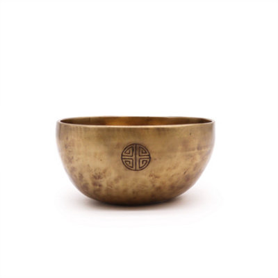 Small Nepalese Moon Bowl Gold 13Cm Gold from B&Q