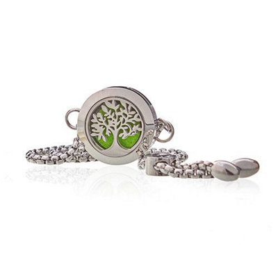  - Aromatherapy Jewellery Chain Bracelet Tree Of Life 20mm