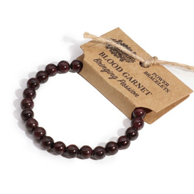 Elegant Blood Garnet Power Bracelet