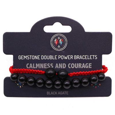 Gemstone Double Power Bracelets Agate from B&Q
