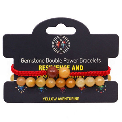 Gemstone Double Power Bracelets Aventurine from B&Q