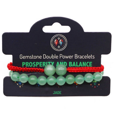 Gemstone Double Power Bracelets Jade from B&Q