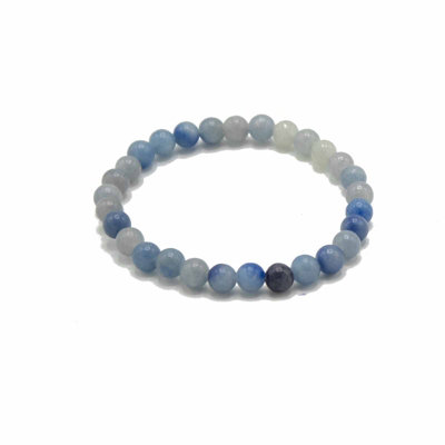 Gemstone Manifestation Bracelet Lace Agate Independence from B&Q
