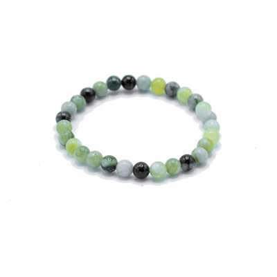 Gemstone Manifestation Bracelet Olive Jade Healing from B&Q