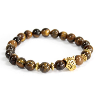 Gold Tiger / Tiger Eye Gemstone Bracelet from B&Q