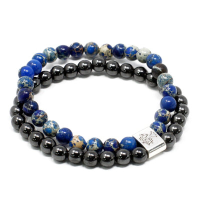 Magnetic Gemstone Bracelet Sodalite from B&Q