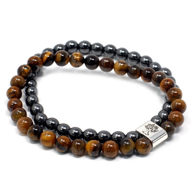 Magnetic Gemstone Bracelet Tiger Eye from B&Q